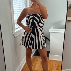 Zebra Mini Dress